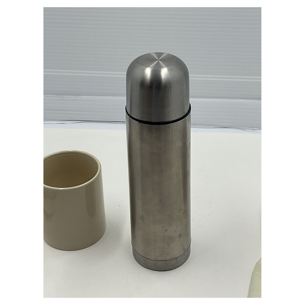 Gevalia Stainless Steel Travel Coffee Set with Thermos Mugs & Spoons - Picture 4 of 4